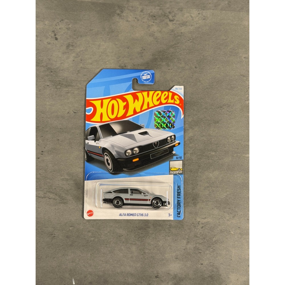 Hot Wheels Alfa Romeo GTV6 3.0 Silver Factory Fresh 98/250 2024 NEW